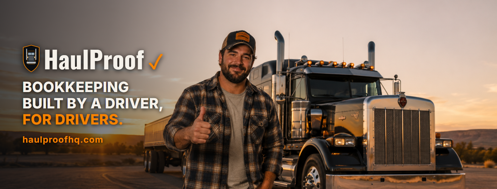 HaulProof — Bookkeeping built by a driver, for drivers. haulproofhq.com